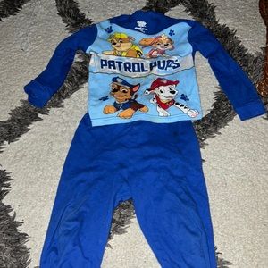 Paw patrol pajamas size 3t